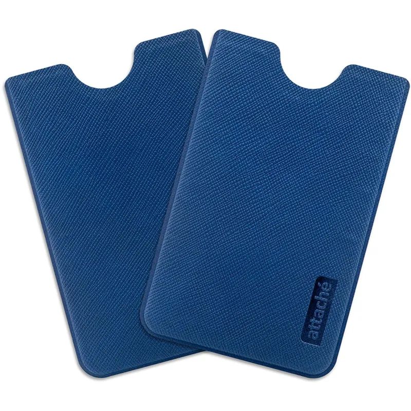 Чехол для кредитных карт и пропусков защитный RFID , ПВХ синий