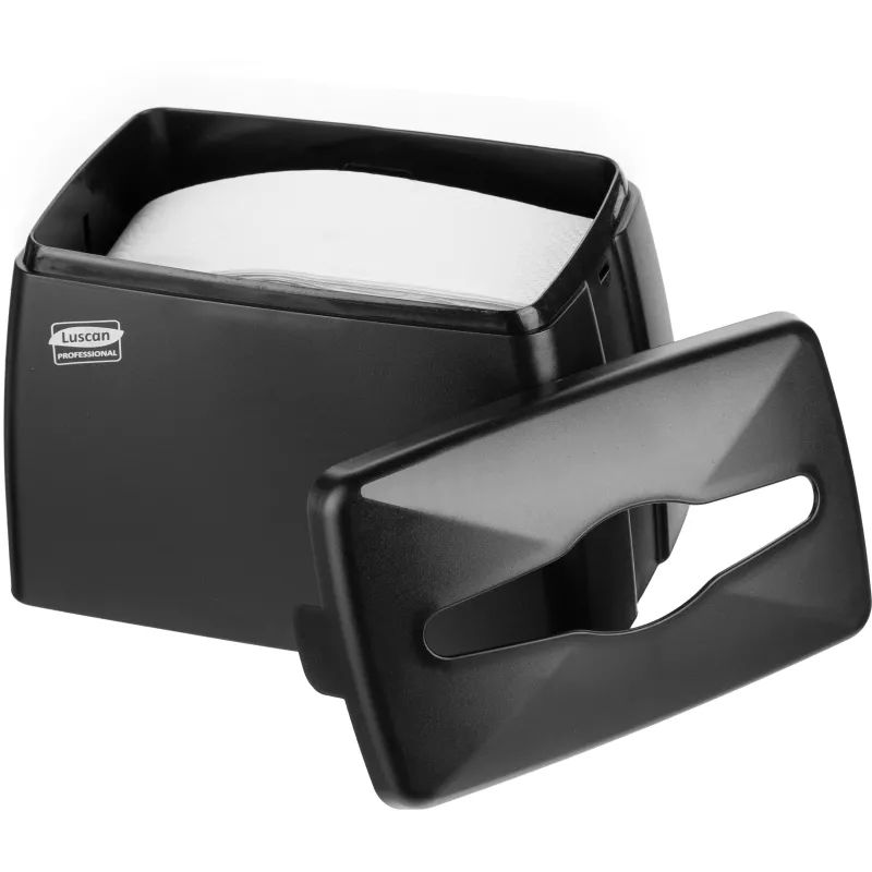 Диспенсер для салфеток Luscan Professional MAXI N4 черный 1331B
