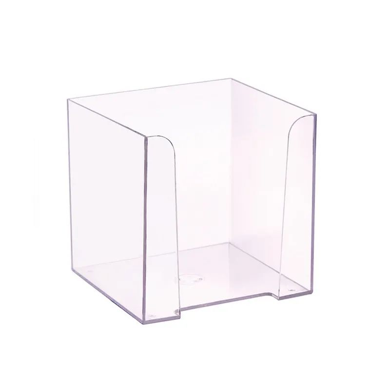 Бокс для бумаги 9х9х9 прозрачный ПЛ41