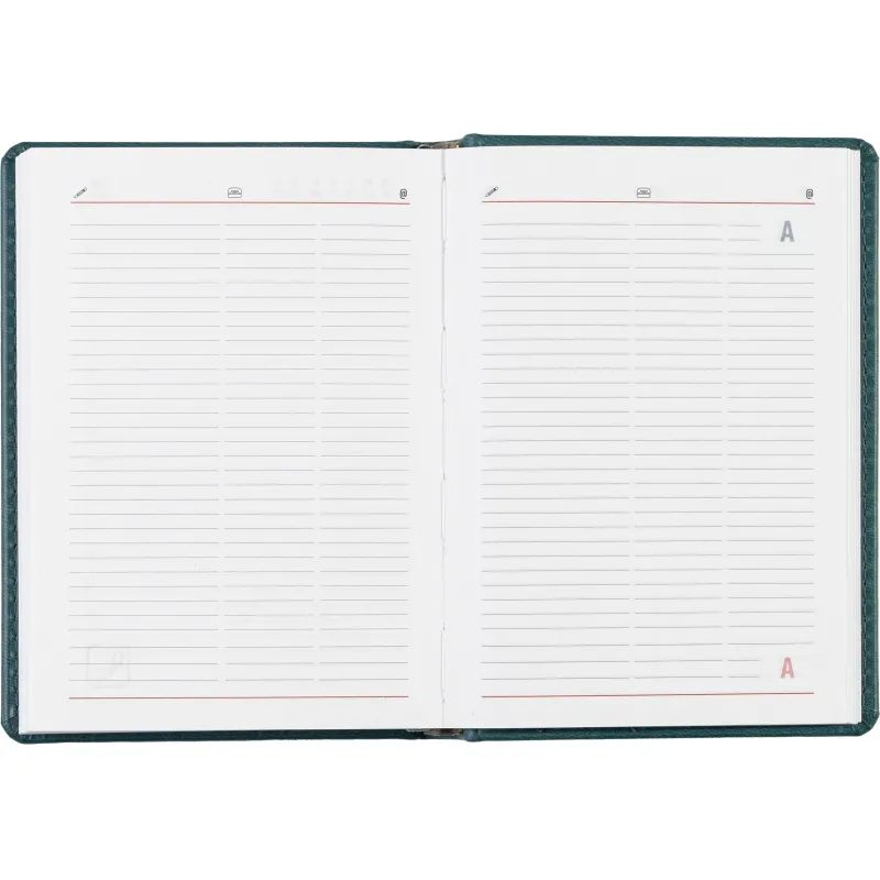 Ежедневник недатированный бирюзовый,А6,110х155мм,176л,ATTACHE Сиам