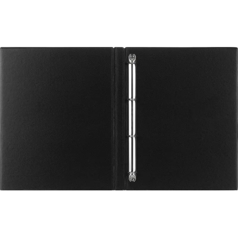 Папка на 4-х кольцах 25мм  черная Россия