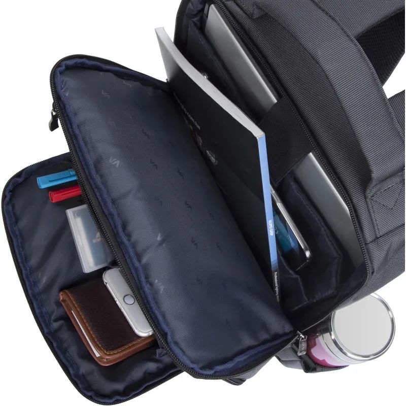 Рюкзак для ноутбука 15.6, RivaCase Central, черный, 8262 Black