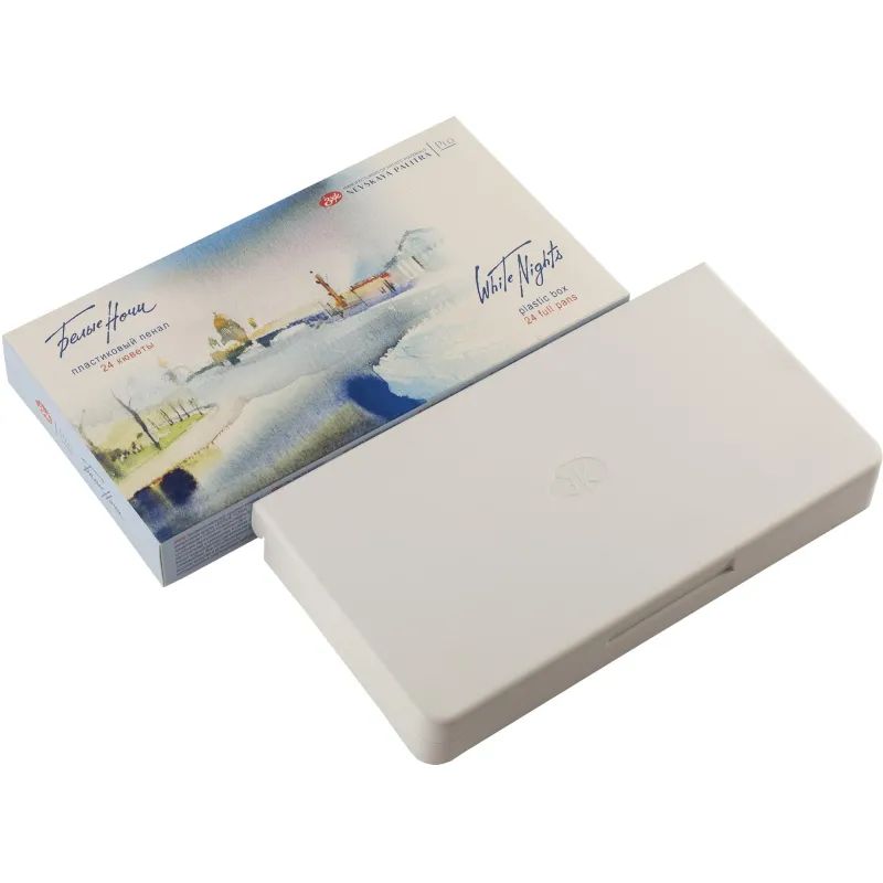 Краски акварельные Белые ночи 24цв кюветы 1942090/1941061