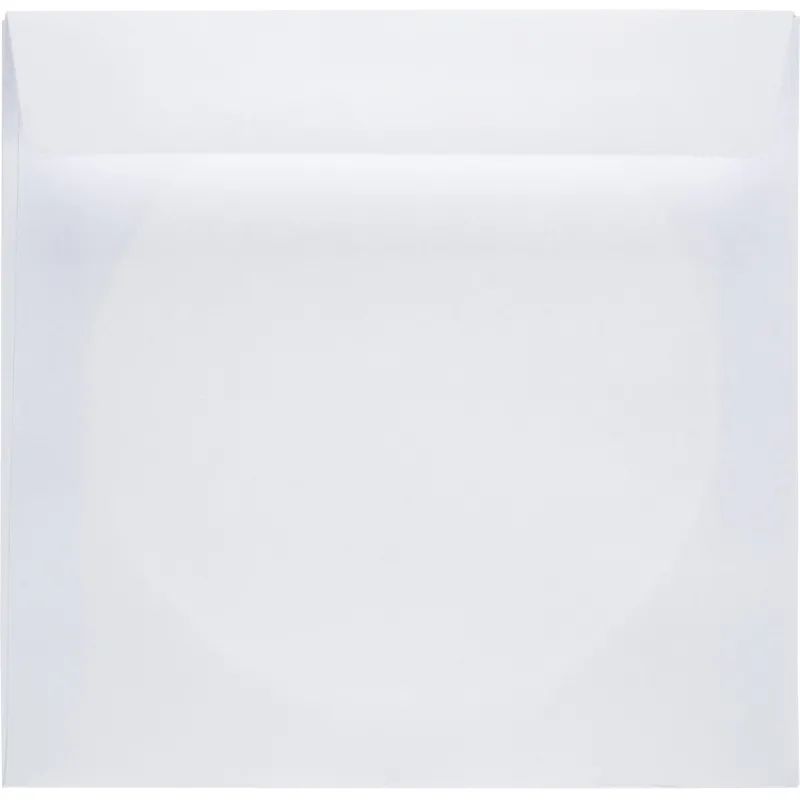 Конверт Белый CD декстрин 125х125 окно d100мм 25шт/уп/4573