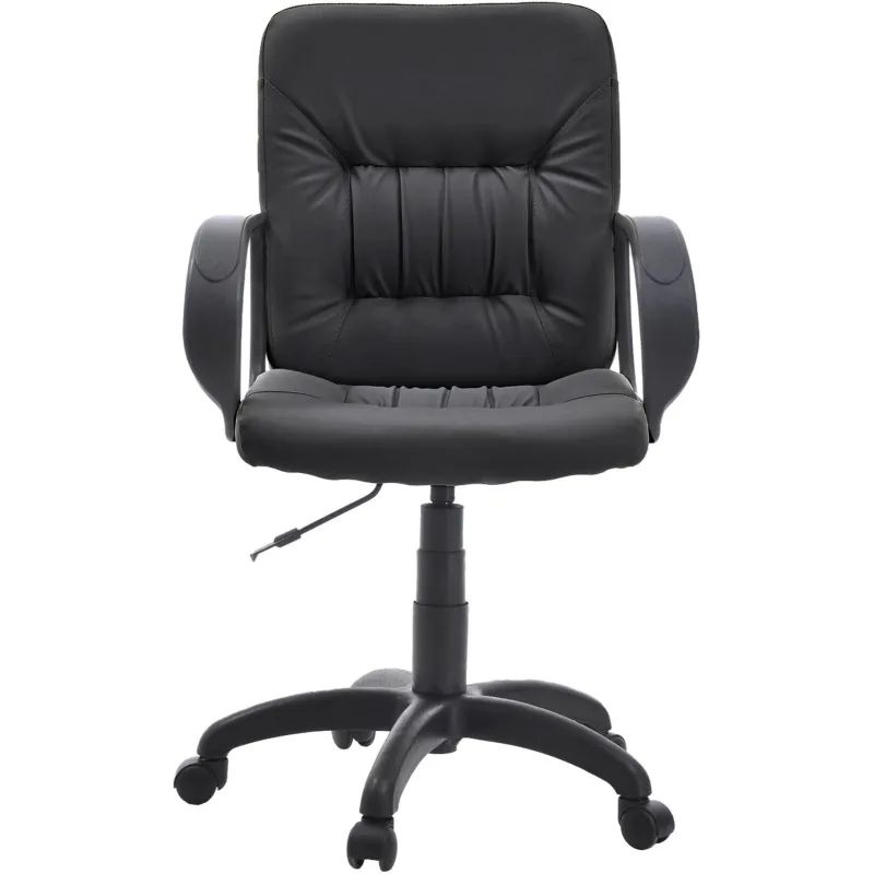 Кресло FA_руководителя Чери к/з черный DO350, пластик черный