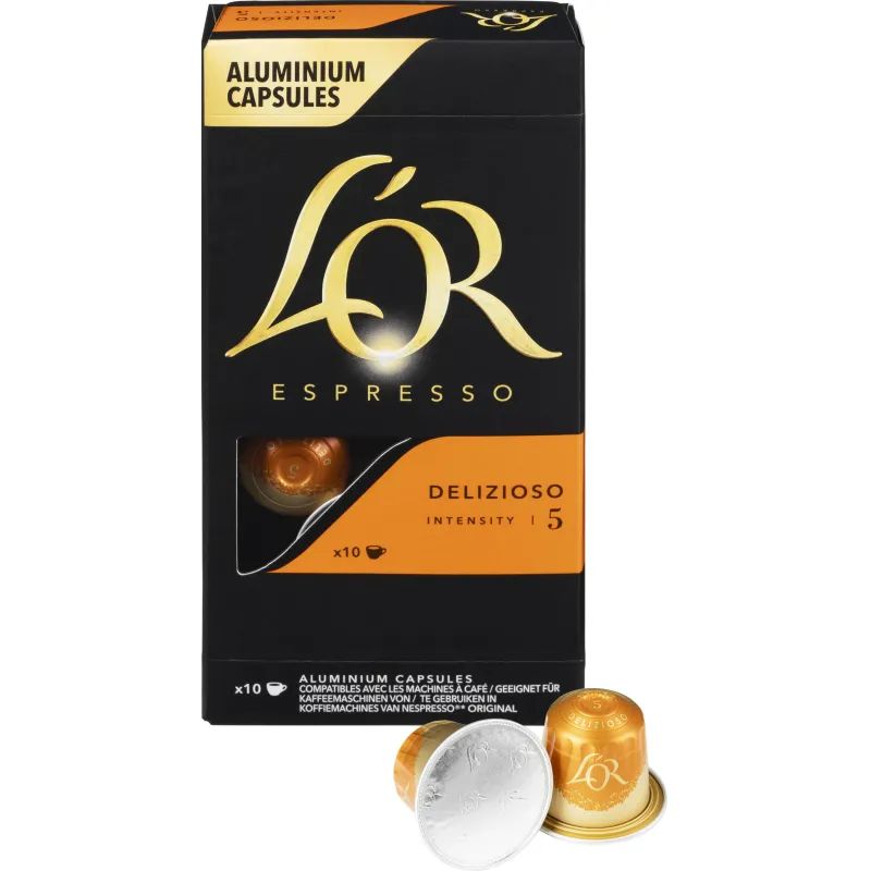 Кофе в капсулах L&#039;OR Espresso Delizioso, 10шт/уп