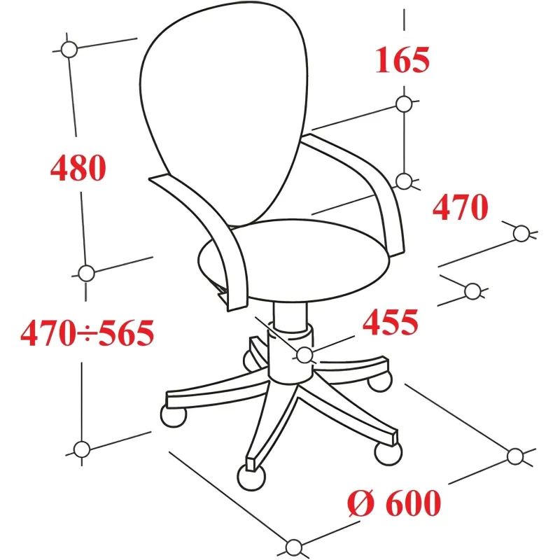 Кресло VT_EChair-304 TC Net ткань черн/сетка оранж, хром