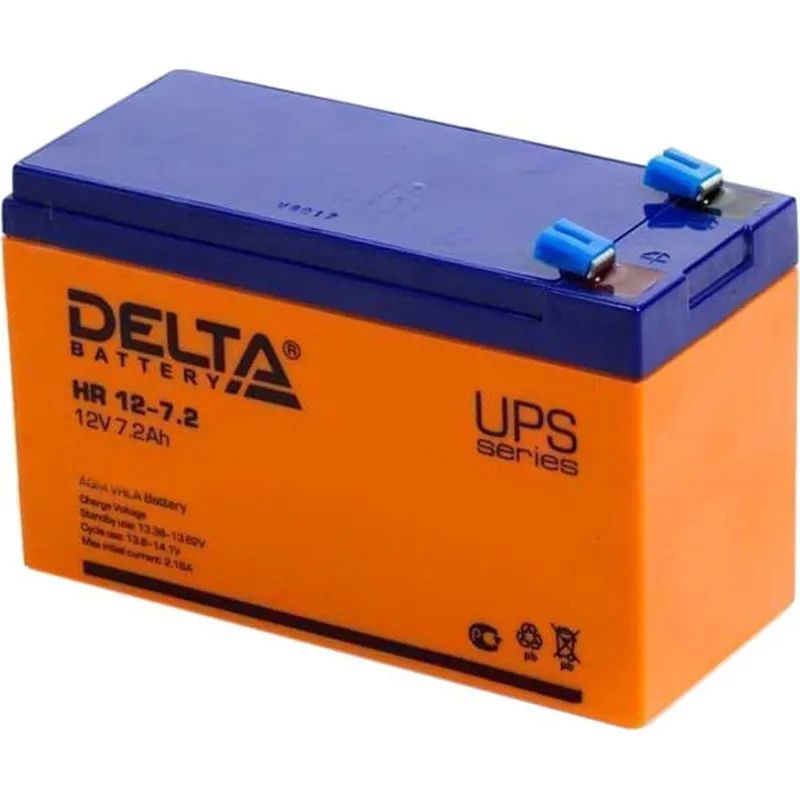 Батарея для ИБП Delta HR 12-7,2 (12V/7,2Ah)