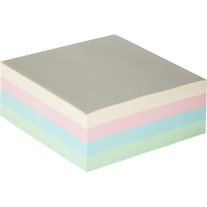 Стикеры Attache куб 76х76, пастель 4 цвета 400 л