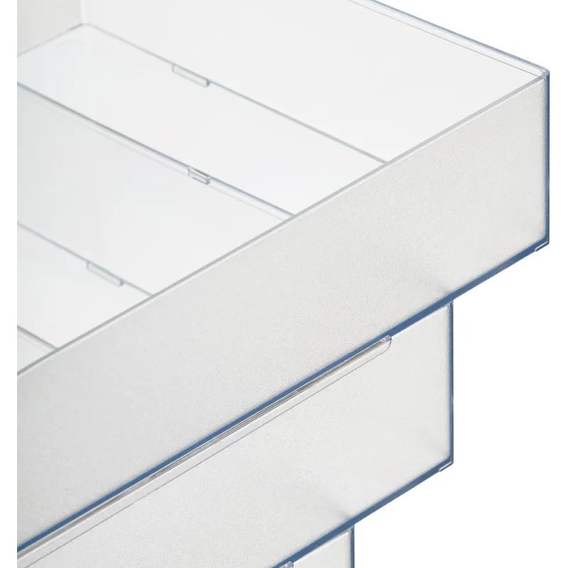 Лоток горизонтальный ATTACHE, прозрачный 4шт/упаковке