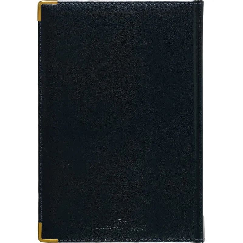 Ежедневник полудатированный кожа,синий,А5,145х216,208л, IMPERIUM 3-023/121