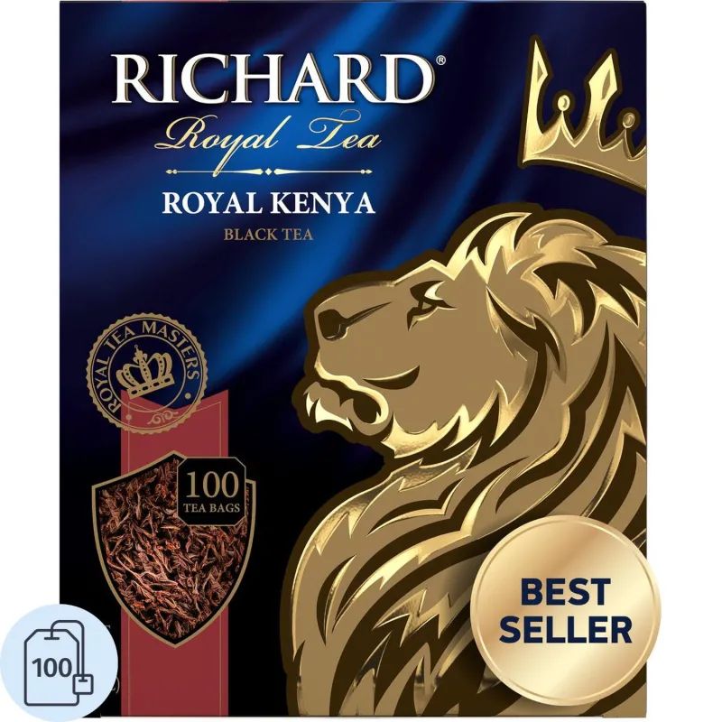 Чай Richard Royal Kenya черный, 100 пакетиков