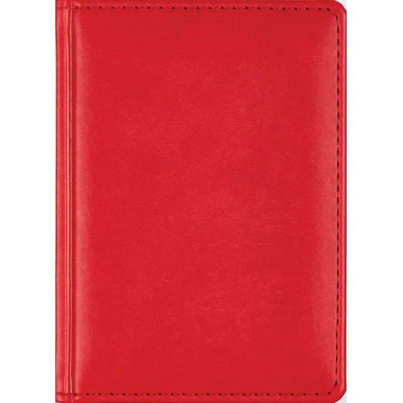 Ежедневник недатированный красный,А6,110х155мм,176л,ATTACHE Сиам