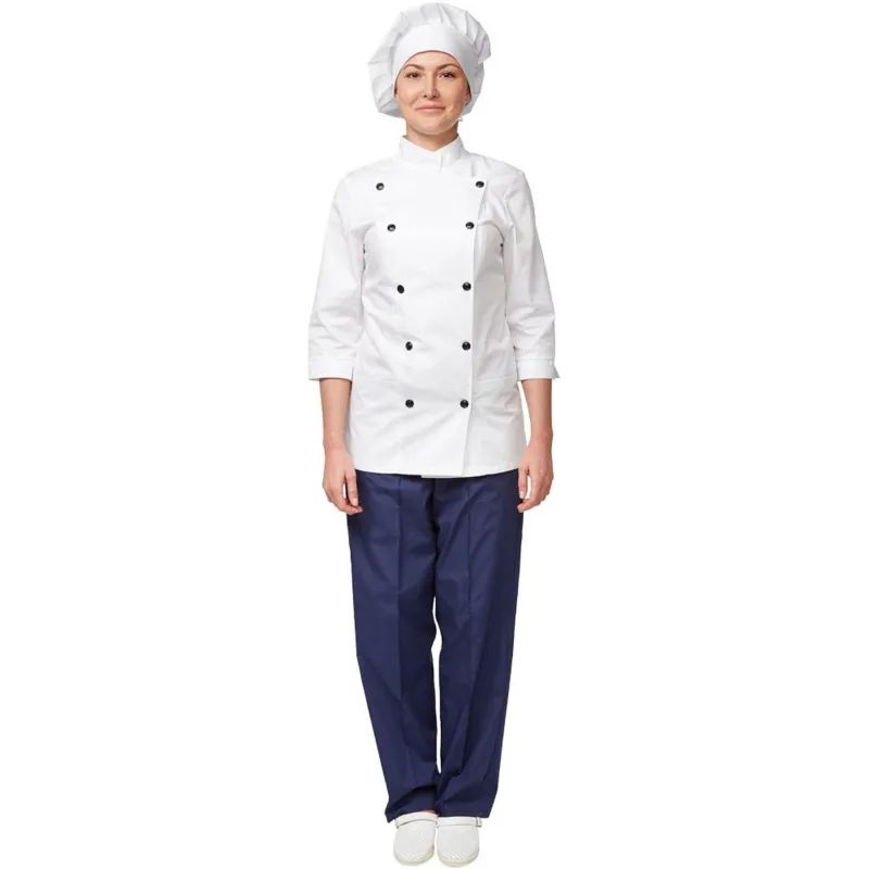 Куртка поварская универс. у14-КУ белая (р.44-46) р.182-188