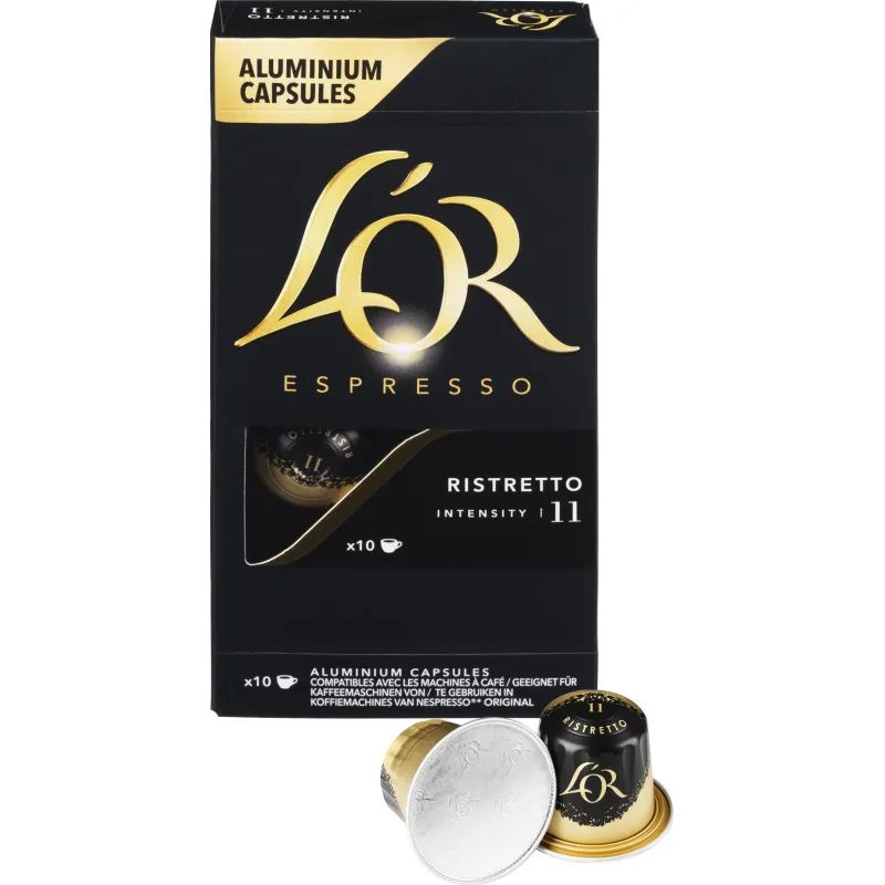 Кофе в капсулах L&#039;OR Espresso Ristretto, 10шт/уп