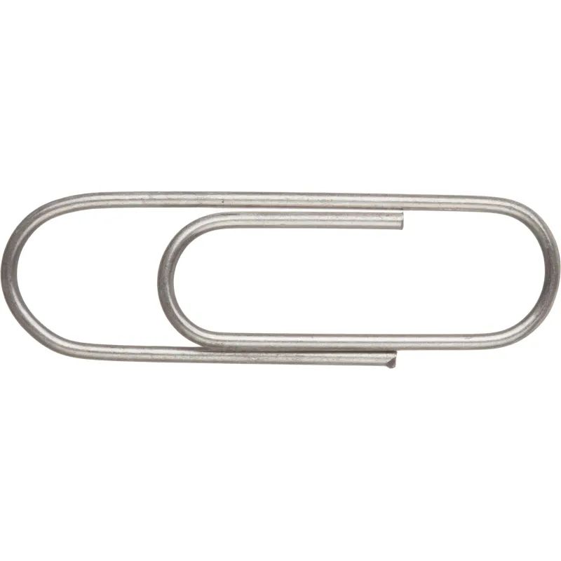 Скрепки Attache  металлические без. покрытия,28 мм, негофрирован.,100шт/уп