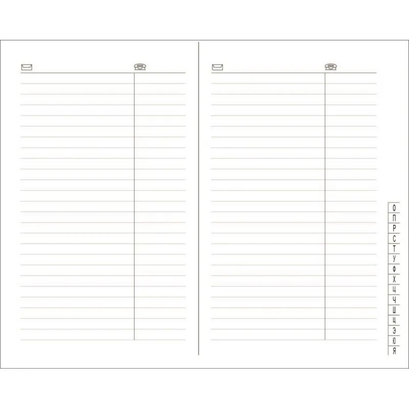 Телефонная книга синий,А5,133х202мм,96л,ATTACHE Вива