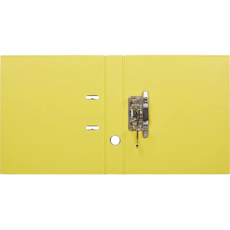 Папка-регистратор Strong Line 50мм, желтый, ПБП2, карм.кор