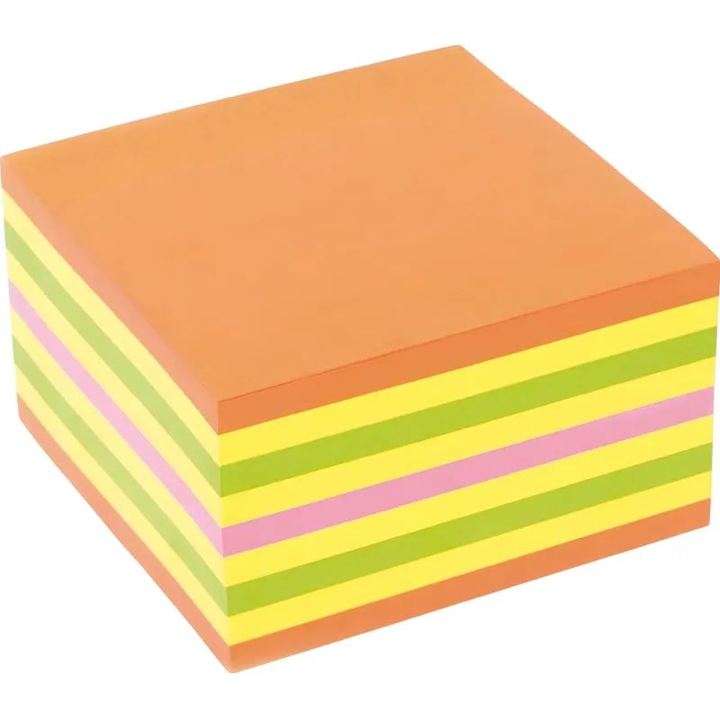 Стикеры Kores бум.для зам. 75х75 неон. гамма 4цв. 450л. 48465