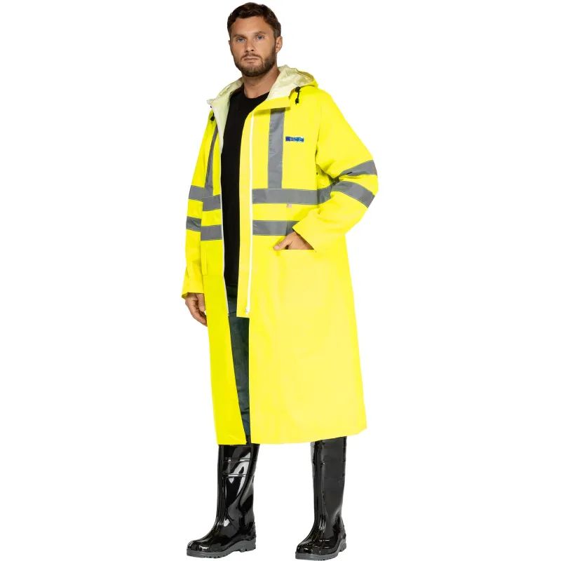Плащ влагозащитный сигнальный ПВХ Ext-V лим СОП 52-54/170-176