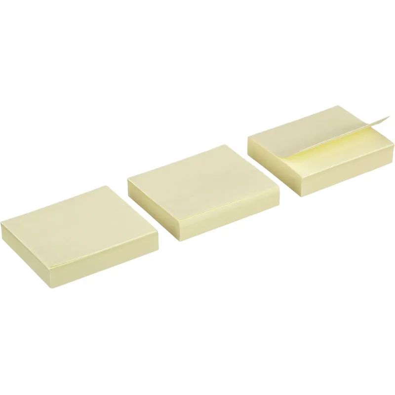 Стикеры Kores бум.для зам. 50х40 желтая 100л. 3шт./уп. &#039;46050