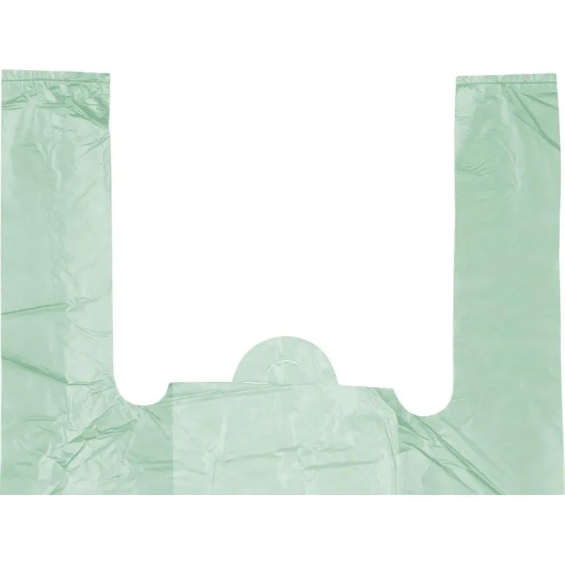 Пакет-майка ПНД 35+20х65 15мкм, 100шт./уп. цветной.