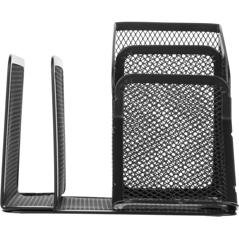 Подставка-органайзер Attache 4отд канцел/писем 130х150х73мм металл сет черн