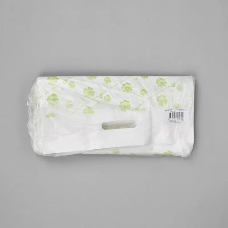 Пакет с вырубной ручкой 38*54 см, 55 мкм, с рисунком, 50 шт/уп.