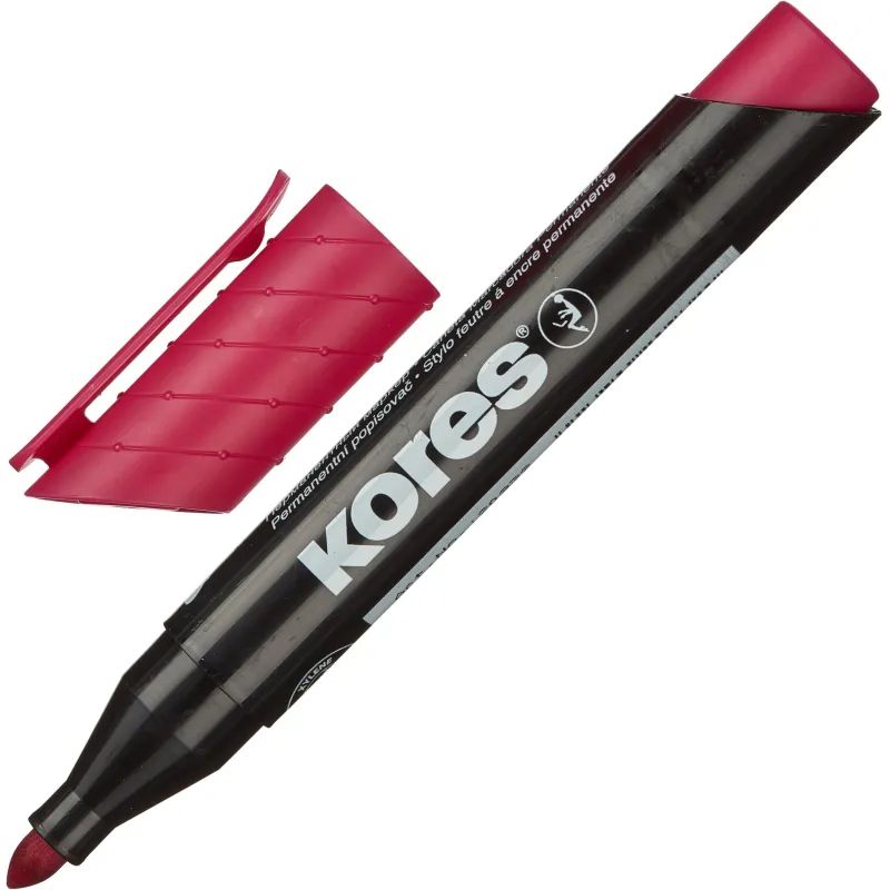 Маркер перманентный KORES набор 10 цв. 1,5-3 мм круглый наконечник &#039;20900