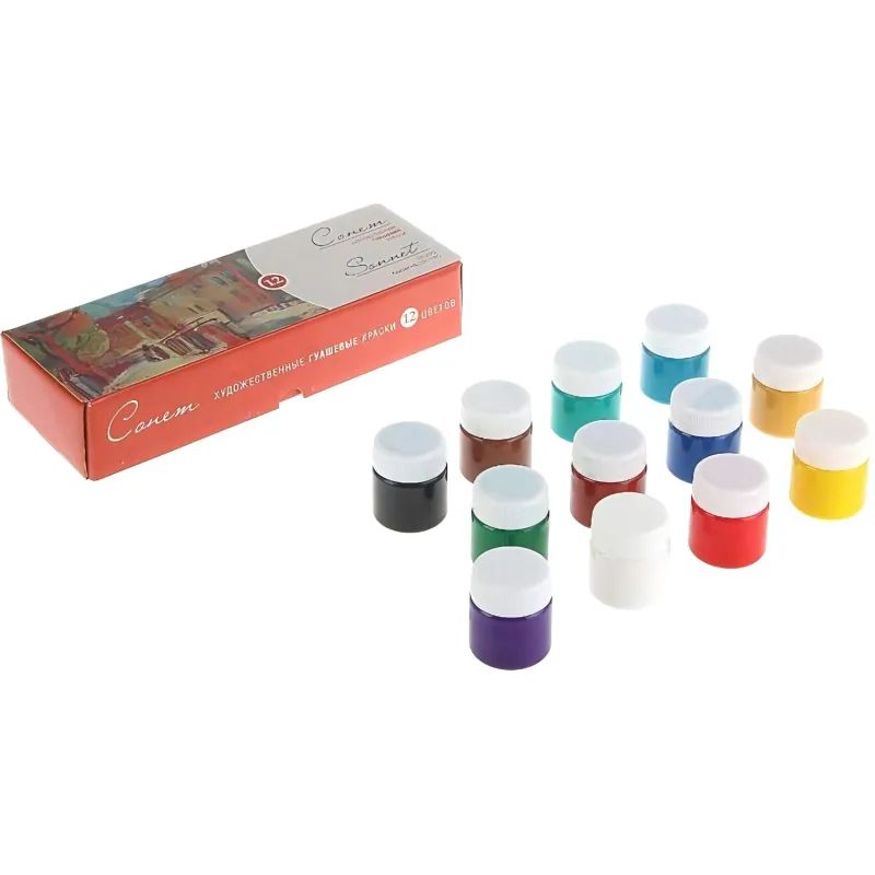 Гуашь Сонет 12цвх40мл 3641064