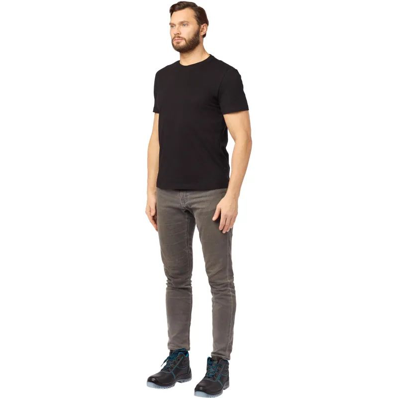 Футболка (160 г.) с кор.рукавом чрн.(XXL)