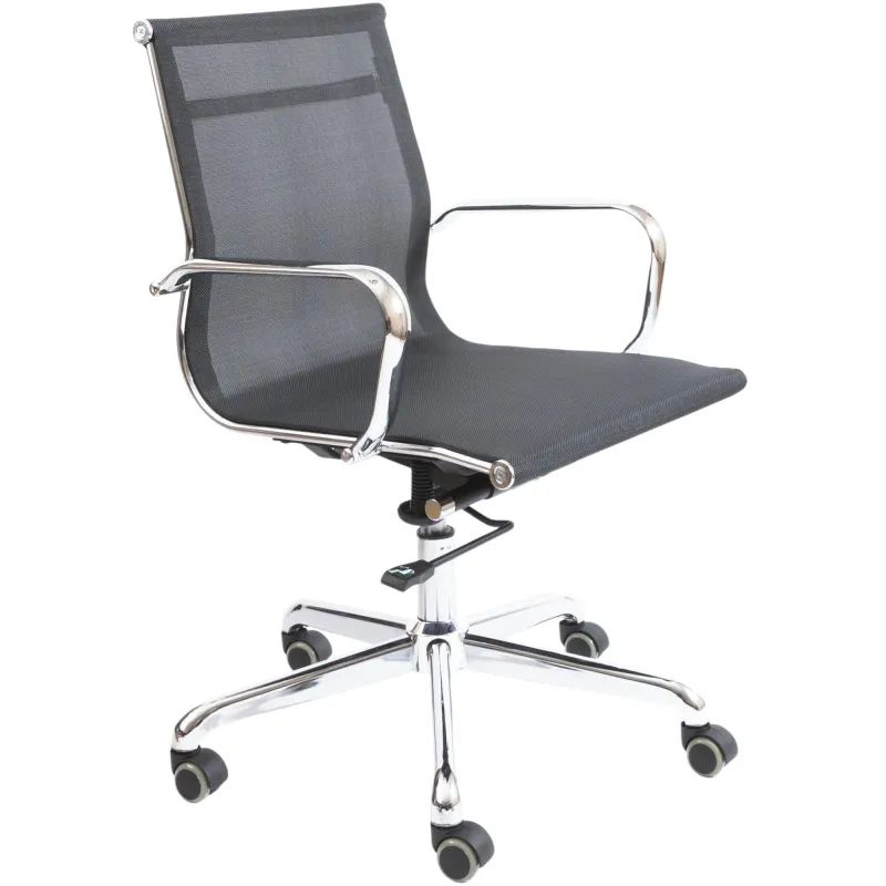 Кресло UP_Кайман Н сетка черная CK-11