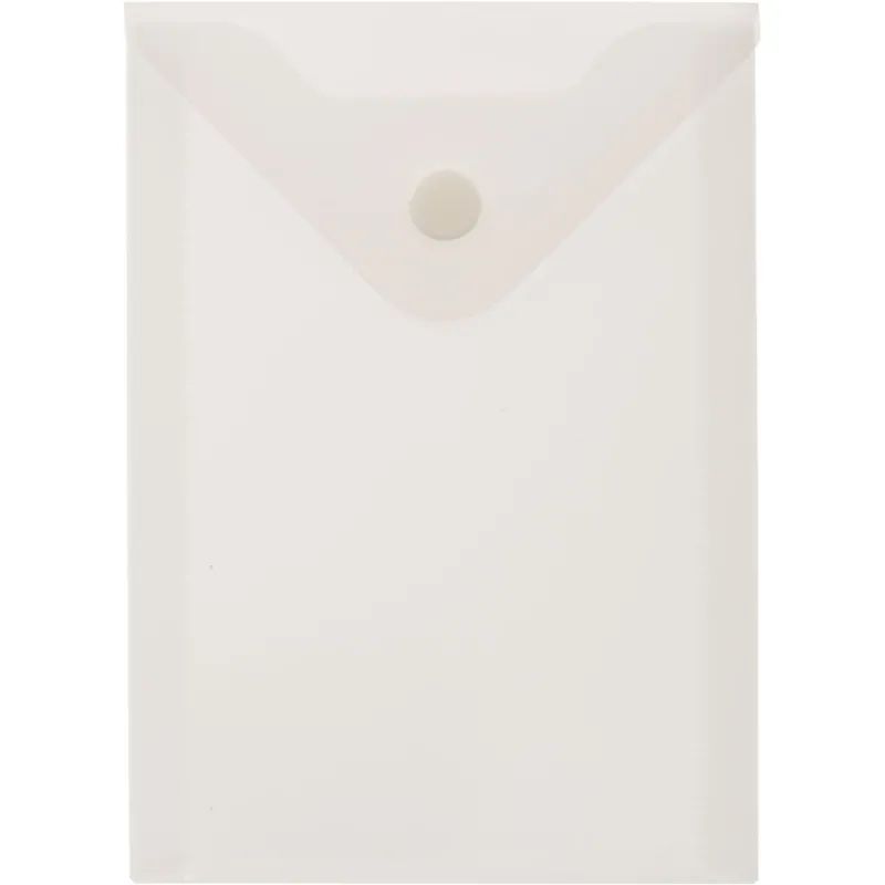 Папка-конверт на кнопке А6105x148мм, 180 мкм,Attache  ассорти, 10шт.уп