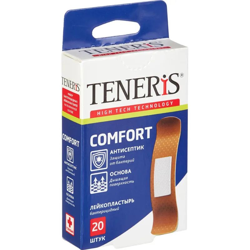 Пластырь (набор) COMFORT FLEX, Teneris 20 шт/уп