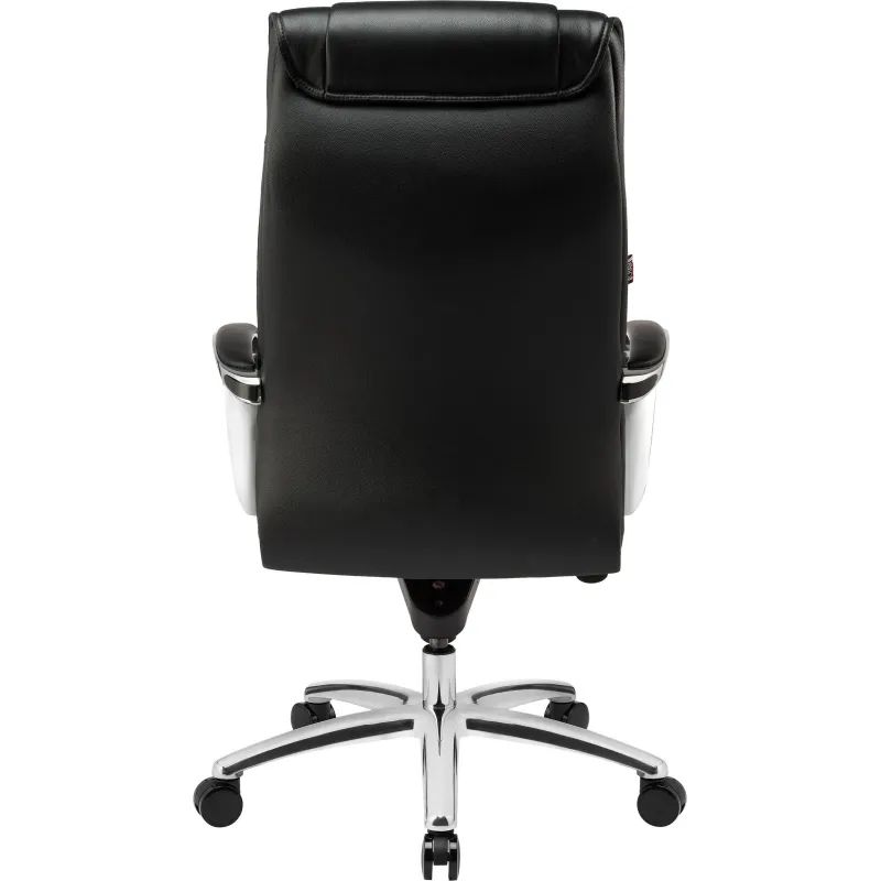 Кресло BN_Fc_Руководителя Echair-534 TL кожа черная, хром