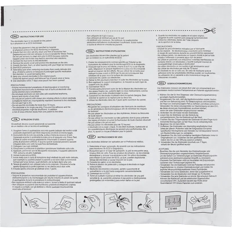 Электроды для ЭКГ однораз. D 60 н/тк, ж.гель, холтер, Skintact T-60, 30 шт.