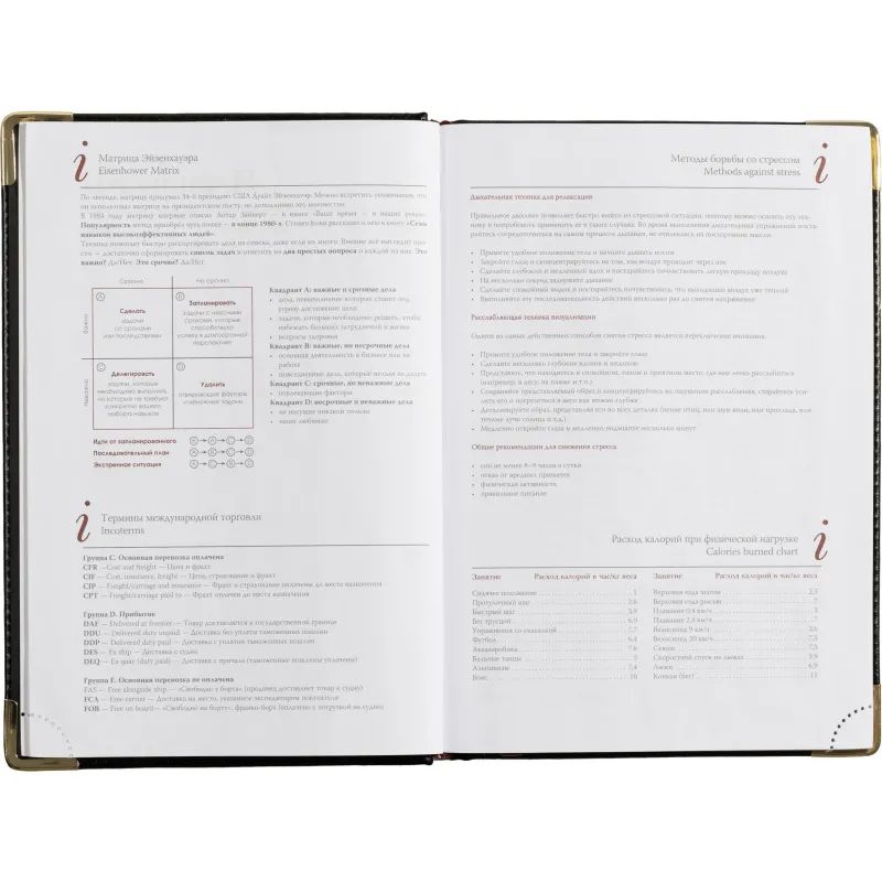 Ежедневник полудатированный А5+, 208л, BOSS черный 3-404/267