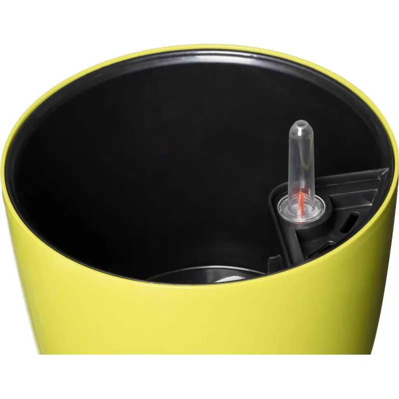 Горшок цветочный с автополивом КОМФОРТ 3,5л оливковый ПИ-25-6ТХ