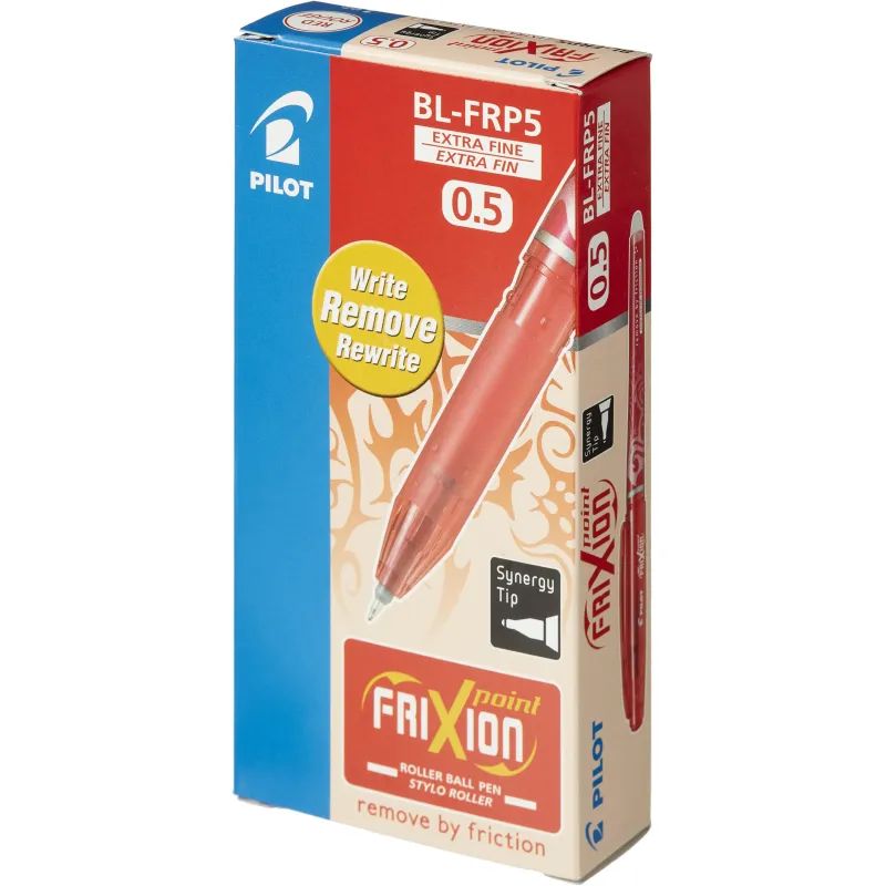 Ручка гелевая PILOT BL-FRP5 Frixion Рoint резин.манжет. 0,25мм красный