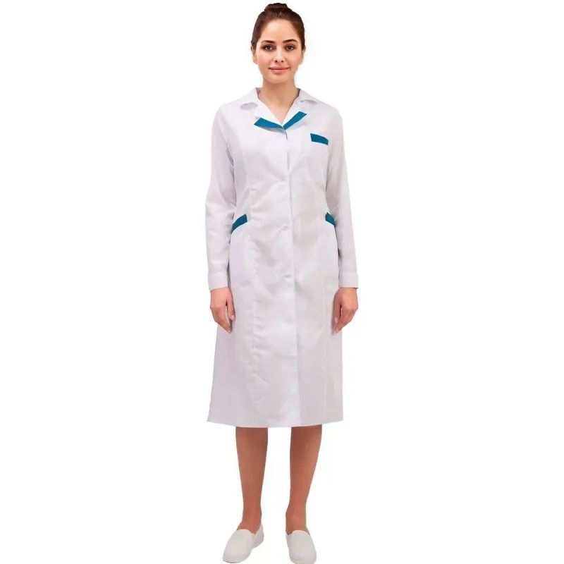 Халат для медицинского персонала м01-ХЛ женский (р.40-42) 158-164