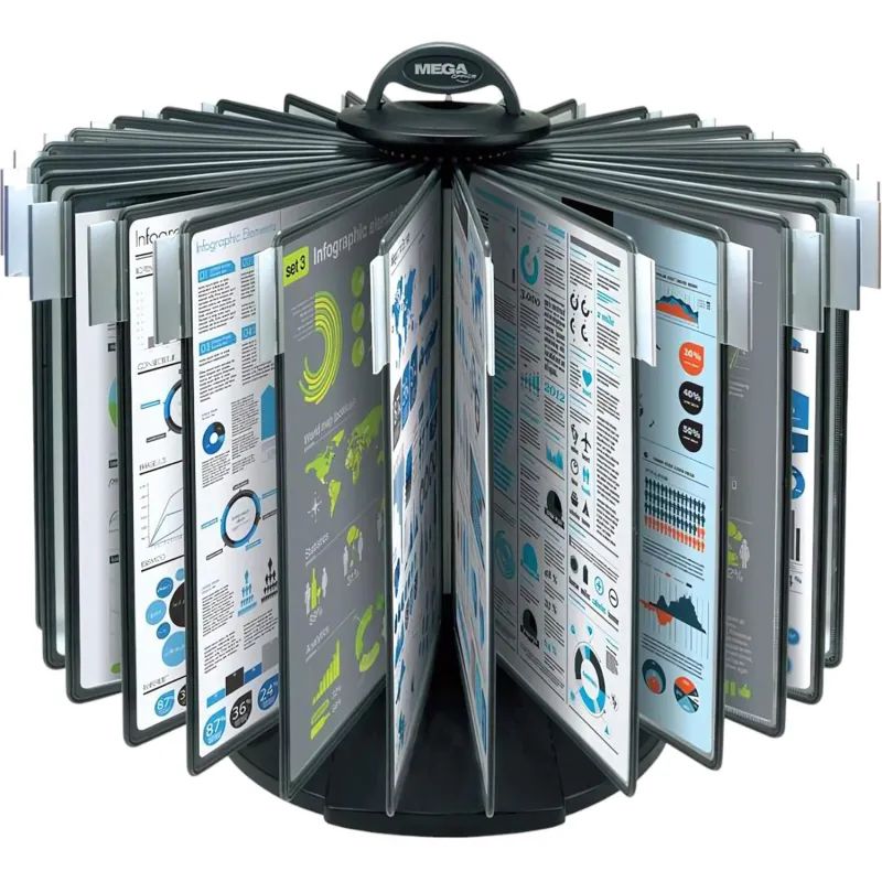 Демосистема настольная Promega office FDS009 карусель 30 пан.,черный