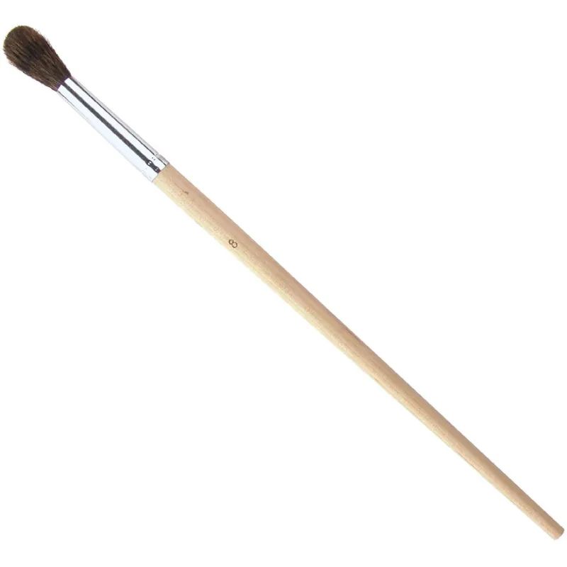 Кисть №1School, белка, круглая, N8