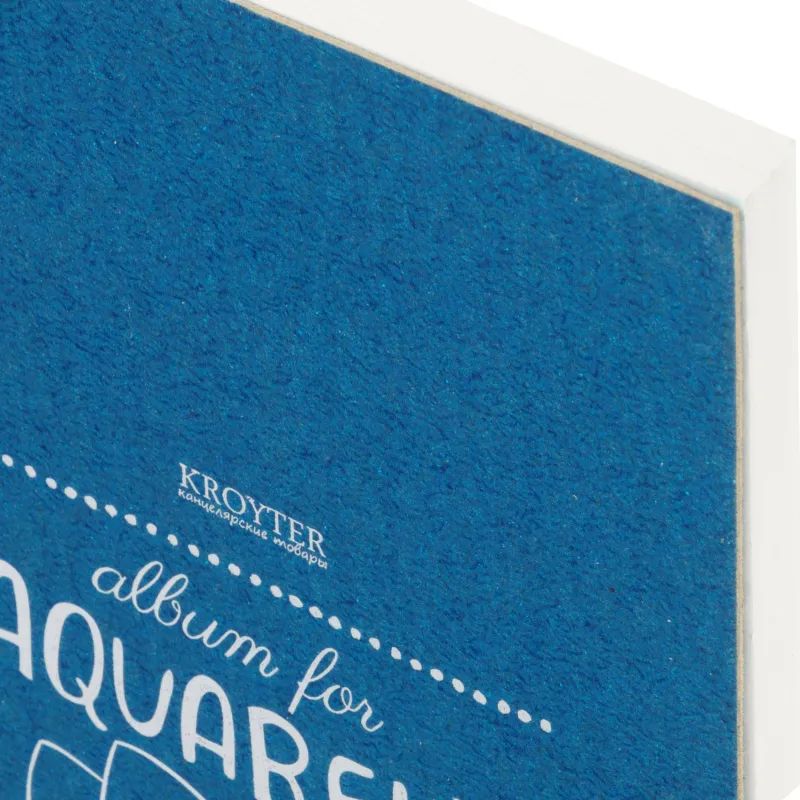 Скетчбук д/рис.аквар Kroyter А5 35л,145х205мм,180гр,спираль,тисн.фольг07873