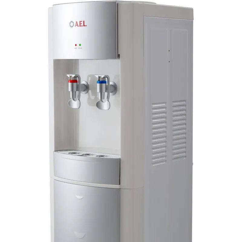 Кулер для воды AEL LD-AEL-28 white/silver напольный электронное охлаждение