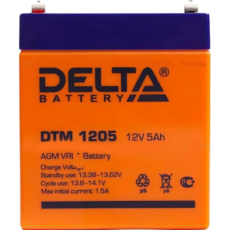 Батарея для ИБП Delta DTM 1205 (12V/5Ah)_D_K