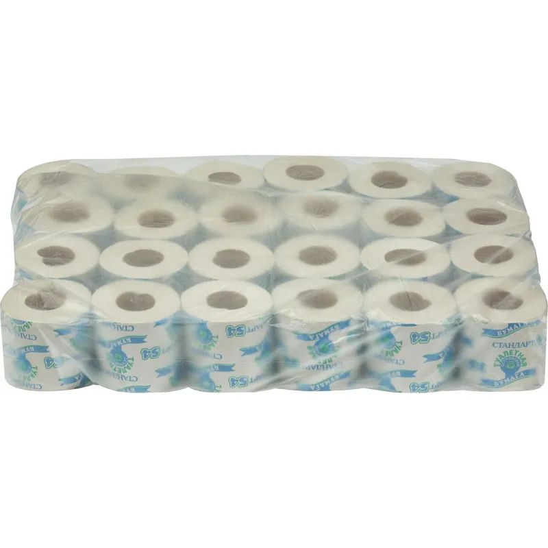 Бумага туалетная 1-сл.ОСТРОВСКАЯ сер 38м,24рул./уп.