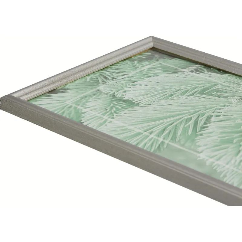 Рамка 21х30см деревянная, профиль №1, цвет &#039;серебр