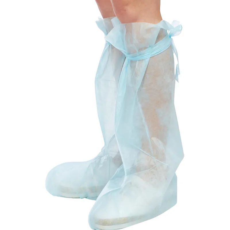 Бахилы н/с, неткан. пл.42 высокие 15пар/уп.  Гекса