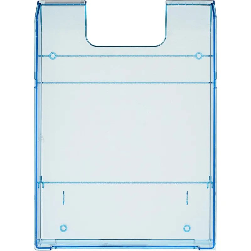 Лоток горизонтальный HAN с инд.окном прозр.синий 1020/26