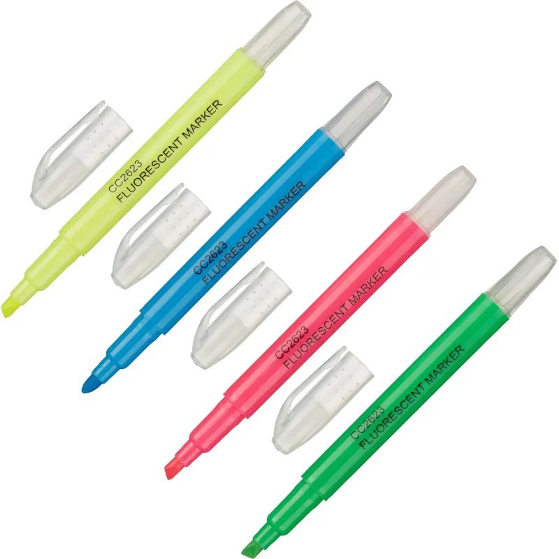 Набор текстовыделителей 1-4,5мм, 4шт/наб